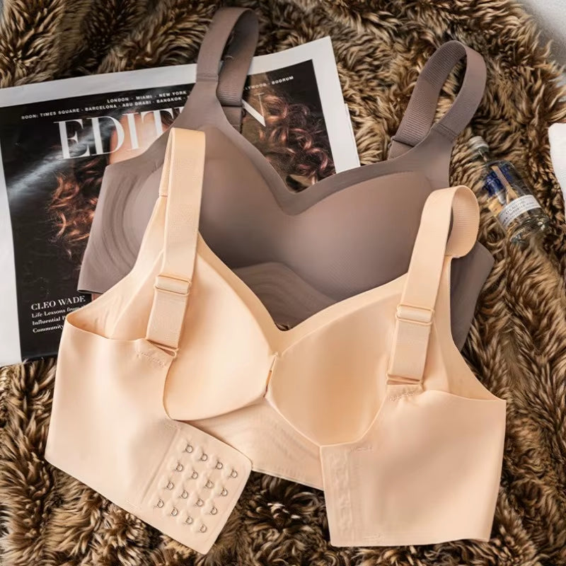 Ultimate Comfort Wireless Seamless Bra for Women - Padded Support with Wide Straps and Sexy Design