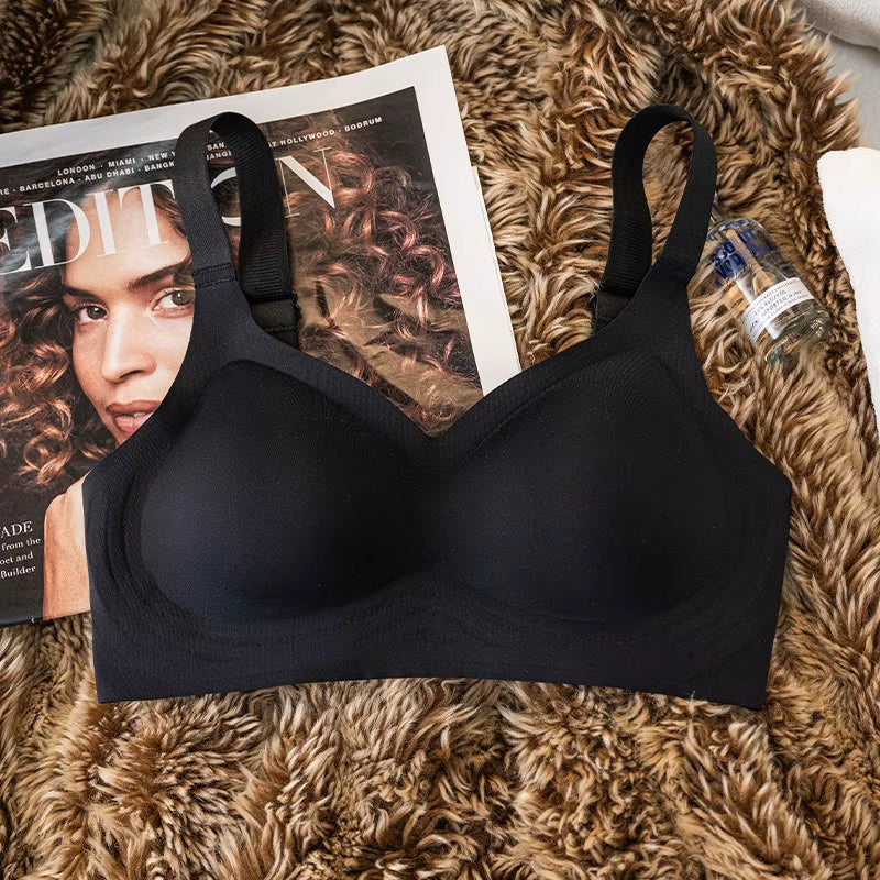 Ultimate Comfort Wireless Seamless Bra for Women - Padded Support with Wide Straps and Sexy Design