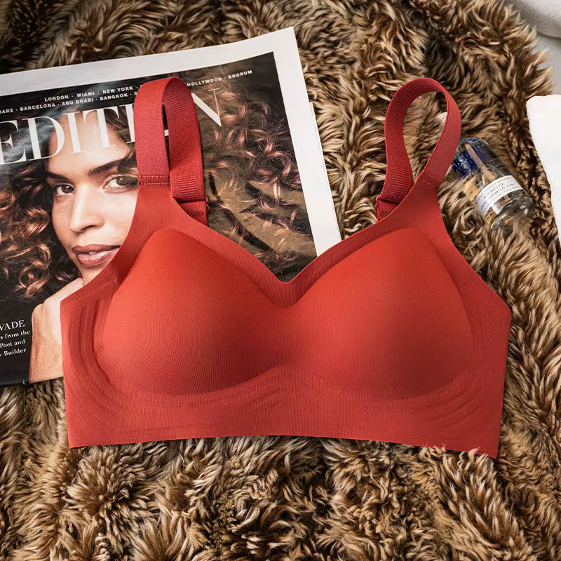 Ultimate Comfort Wireless Seamless Bra for Women - Padded Support with Wide Straps and Sexy Design