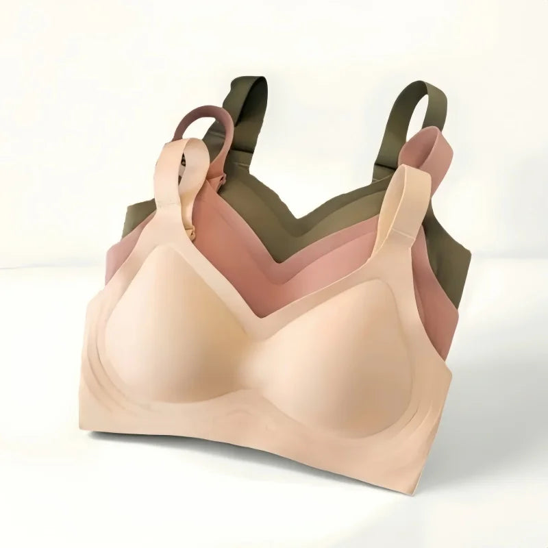 Ultimate Comfort Wireless Seamless Bra for Women - Padded Support with Wide Straps and Sexy Design