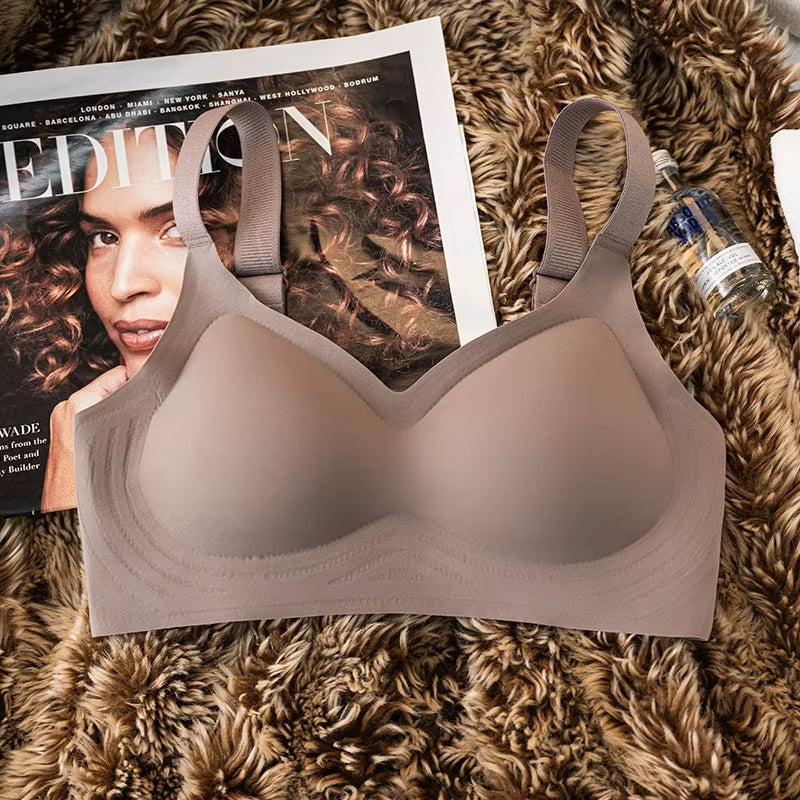 Ultimate Comfort Wireless Seamless Bra for Women - Padded Support with Wide Straps and Sexy Design
