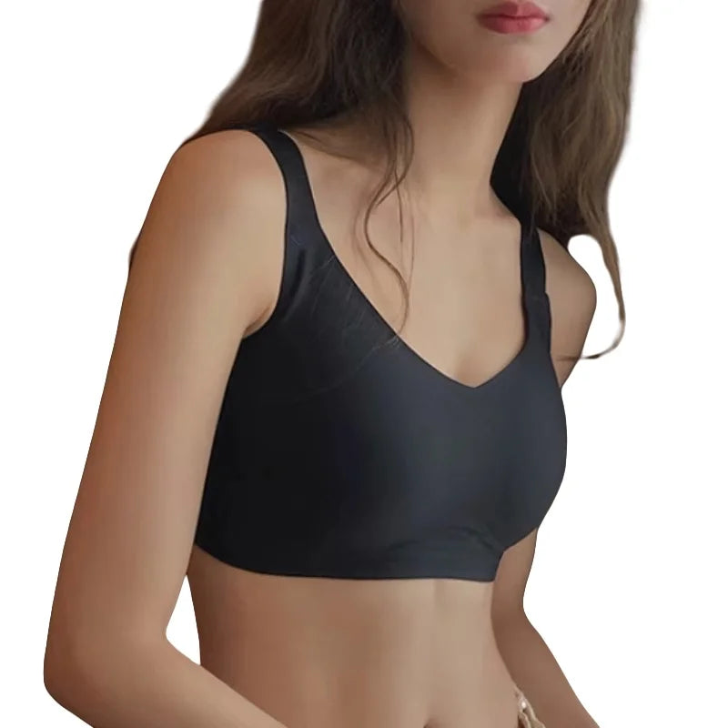 Ultimate Comfort Wireless Seamless Bra for Women - Padded Support with Wide Straps and Sexy Design