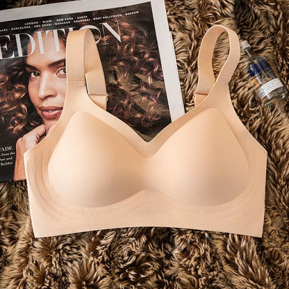 Ultimate Comfort Wireless Seamless Bra for Women - Padded Support with Wide Straps and Sexy Design